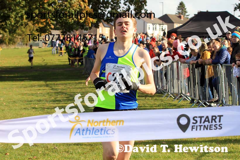Mens under-17s 2022 Northern Cross Country Relays, Graves Park, Sheffield. Photo: David T. Hewitson/Sports for All Pics